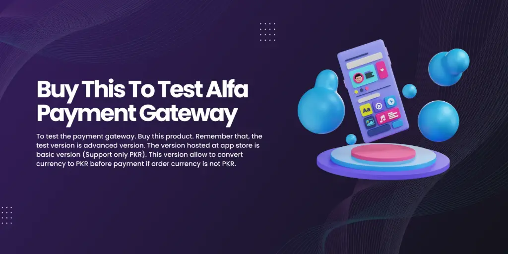 Alfa Test Product